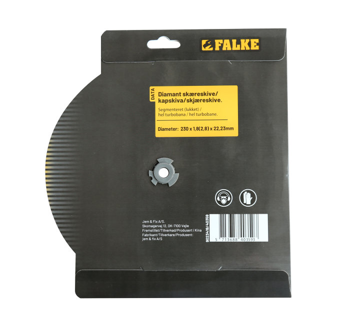 Falke diamant turboblad Ø230mm